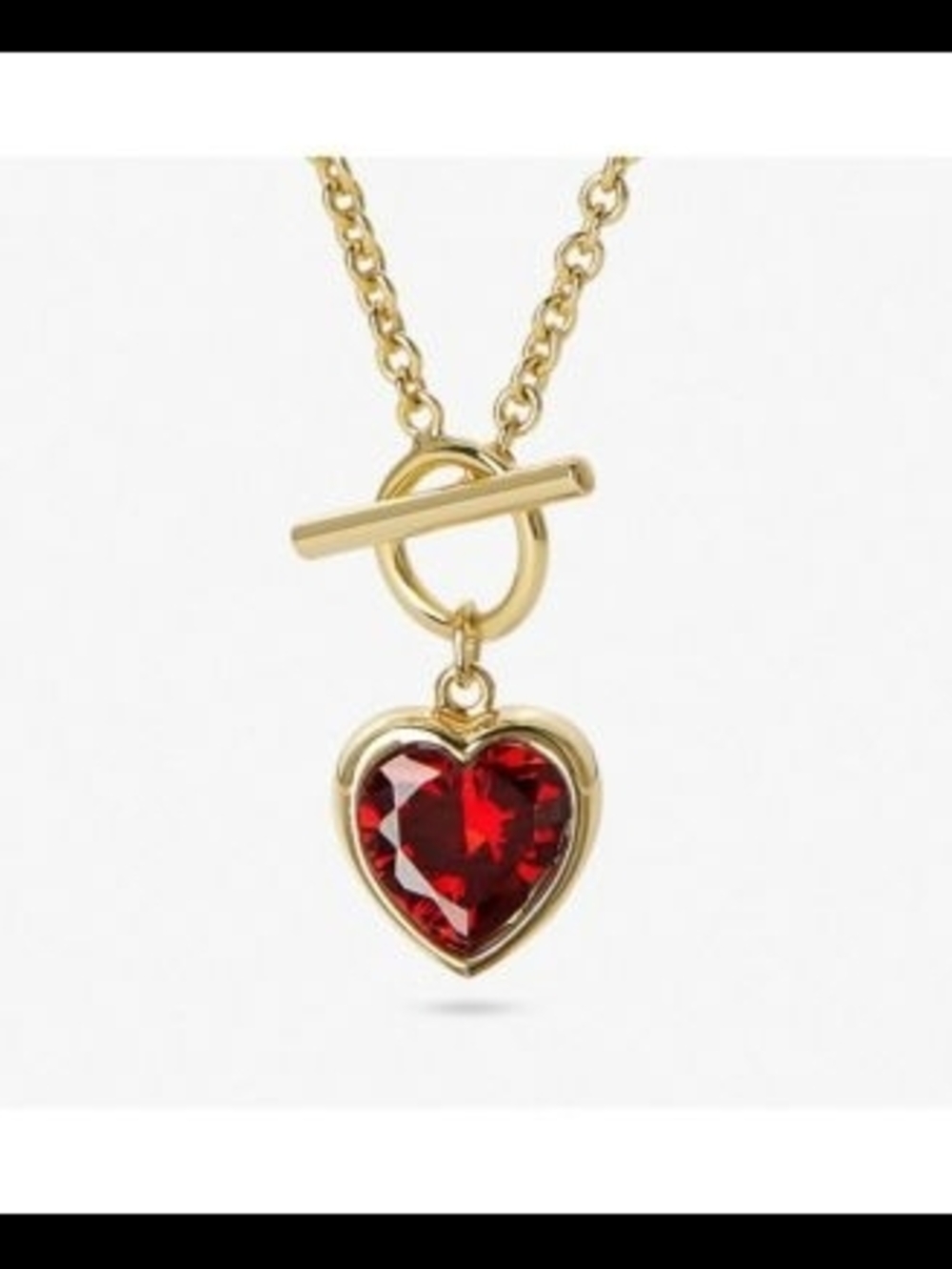 Gold Heart Necklace HANA LEE HEART Limited Quantity